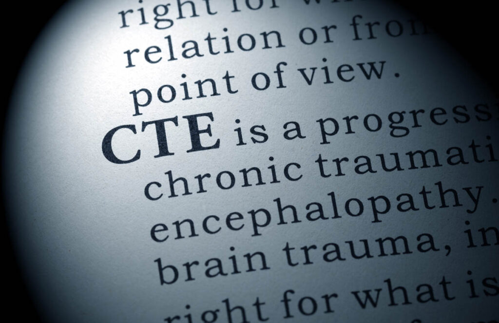 dictionary definition of CTE to learn people learn how to diagnose cte in a living person